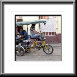 Cuba, Trinidad, bycycle taxi